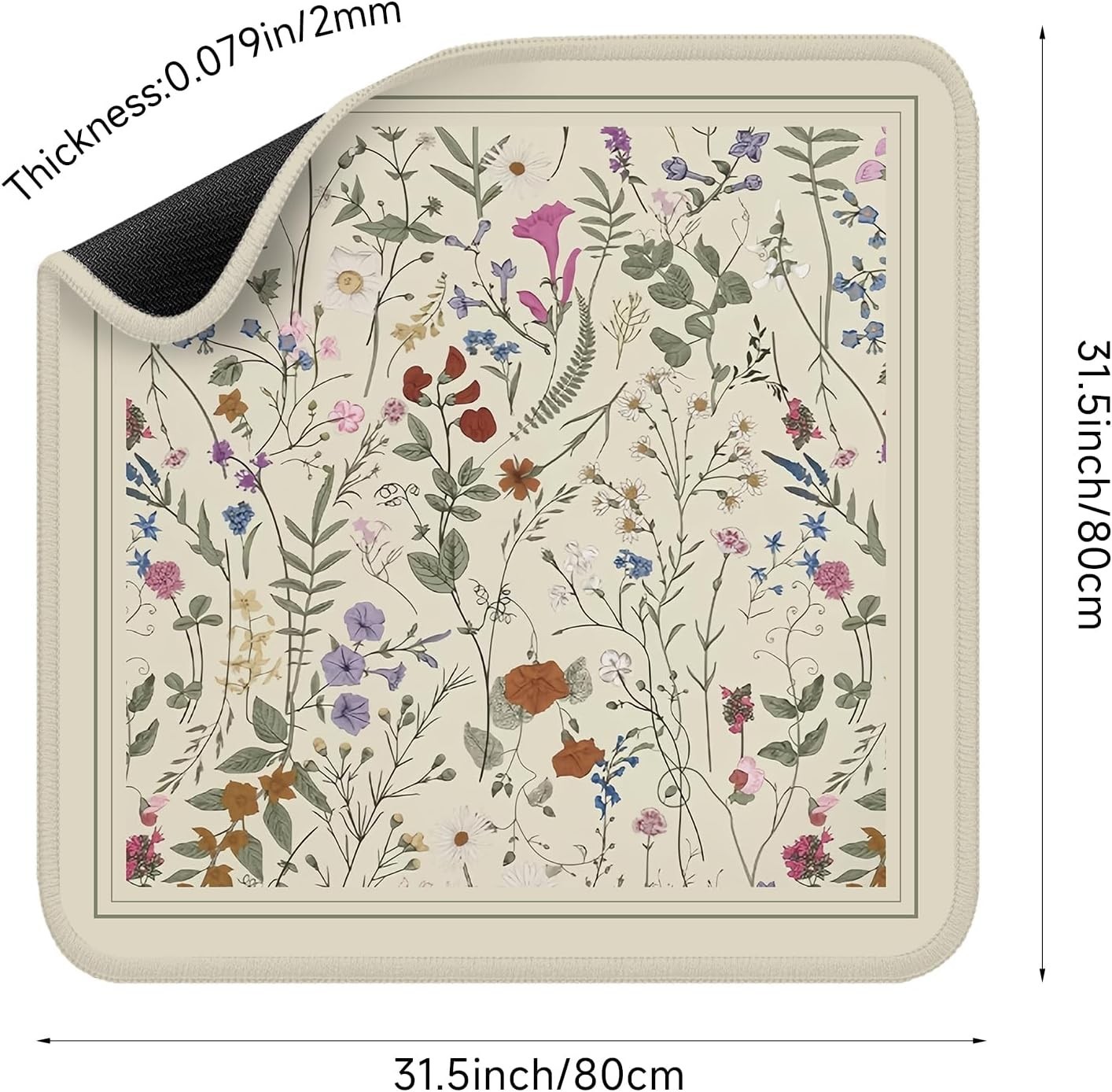 Mat for Table Durable Mahjong Table Cover with Unique Design Premium Mahjong