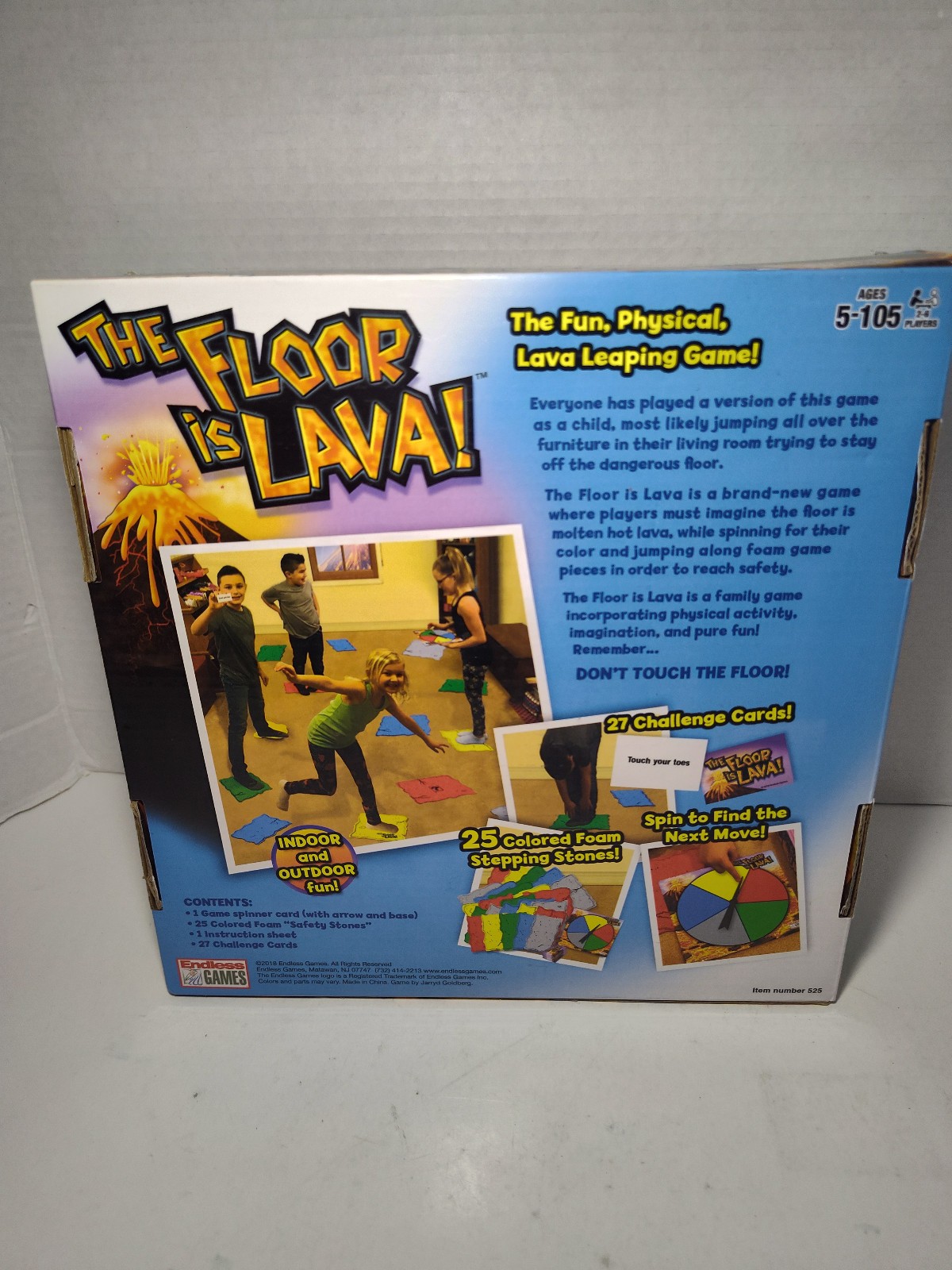 The Floor is Lava Game Endless Games Interactive Family Board Game Complete