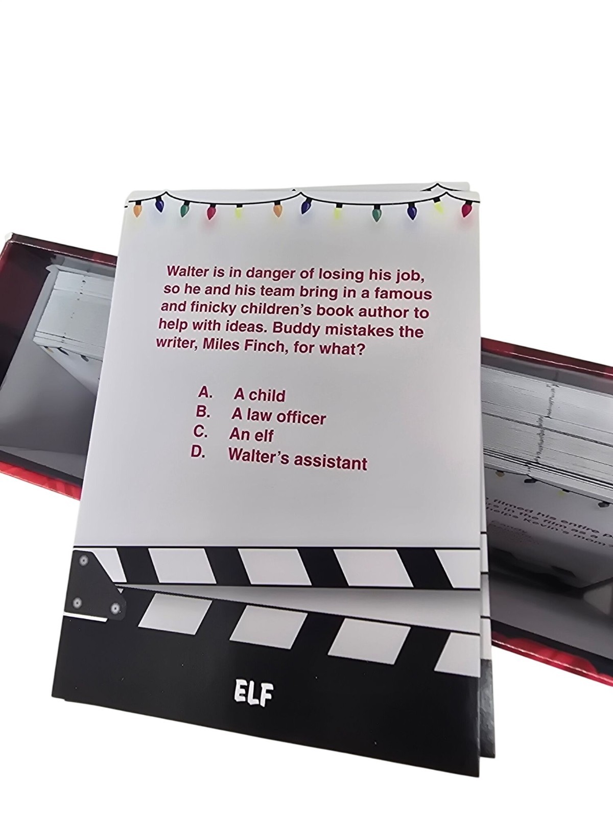 Christmas Movie Trivia Game Box – Family Fun Holiday Party Cards