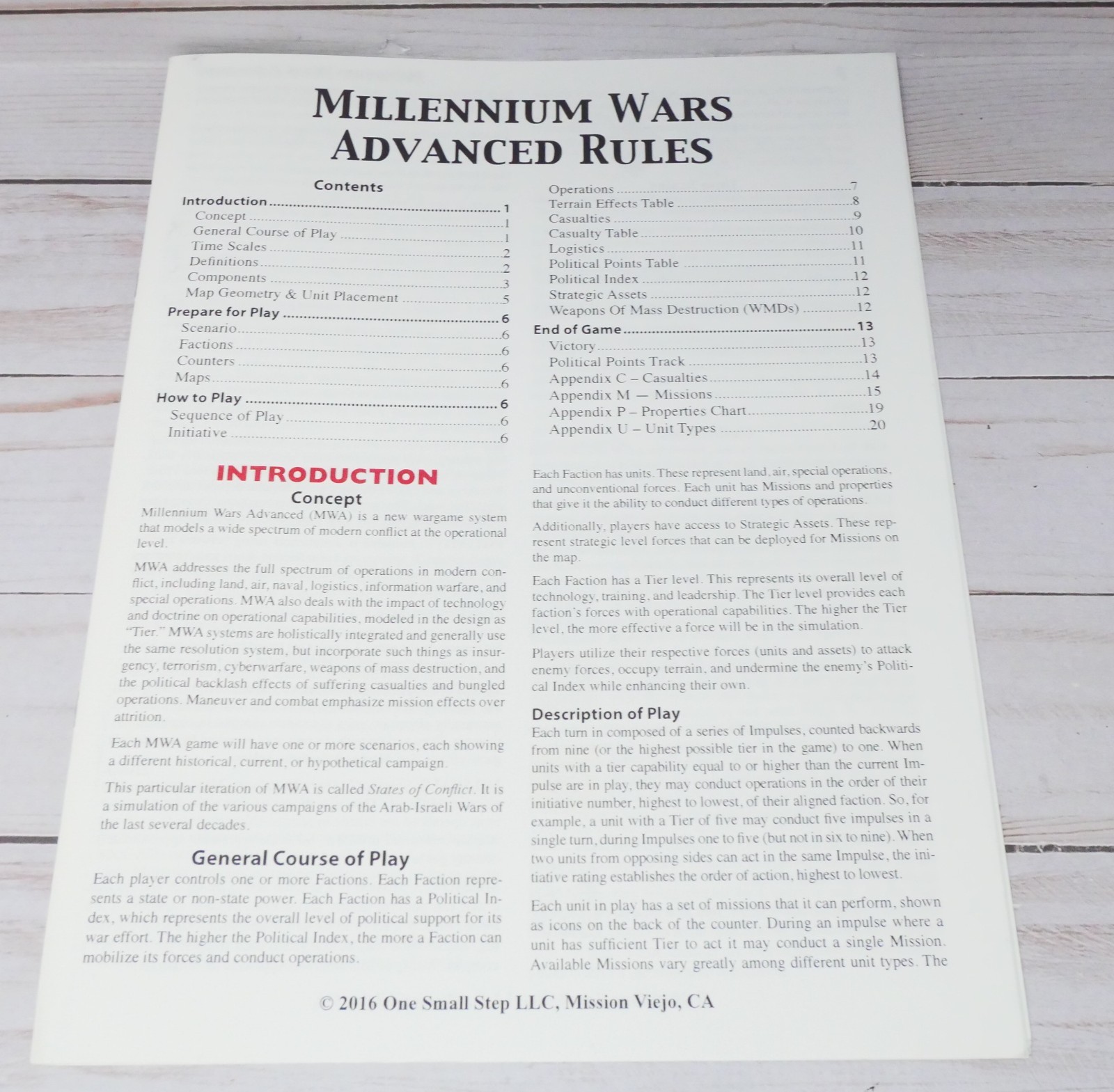 One Small Step Counterfact 3 Millennium Wars Advanced Lebanon Scenario Unpunched
