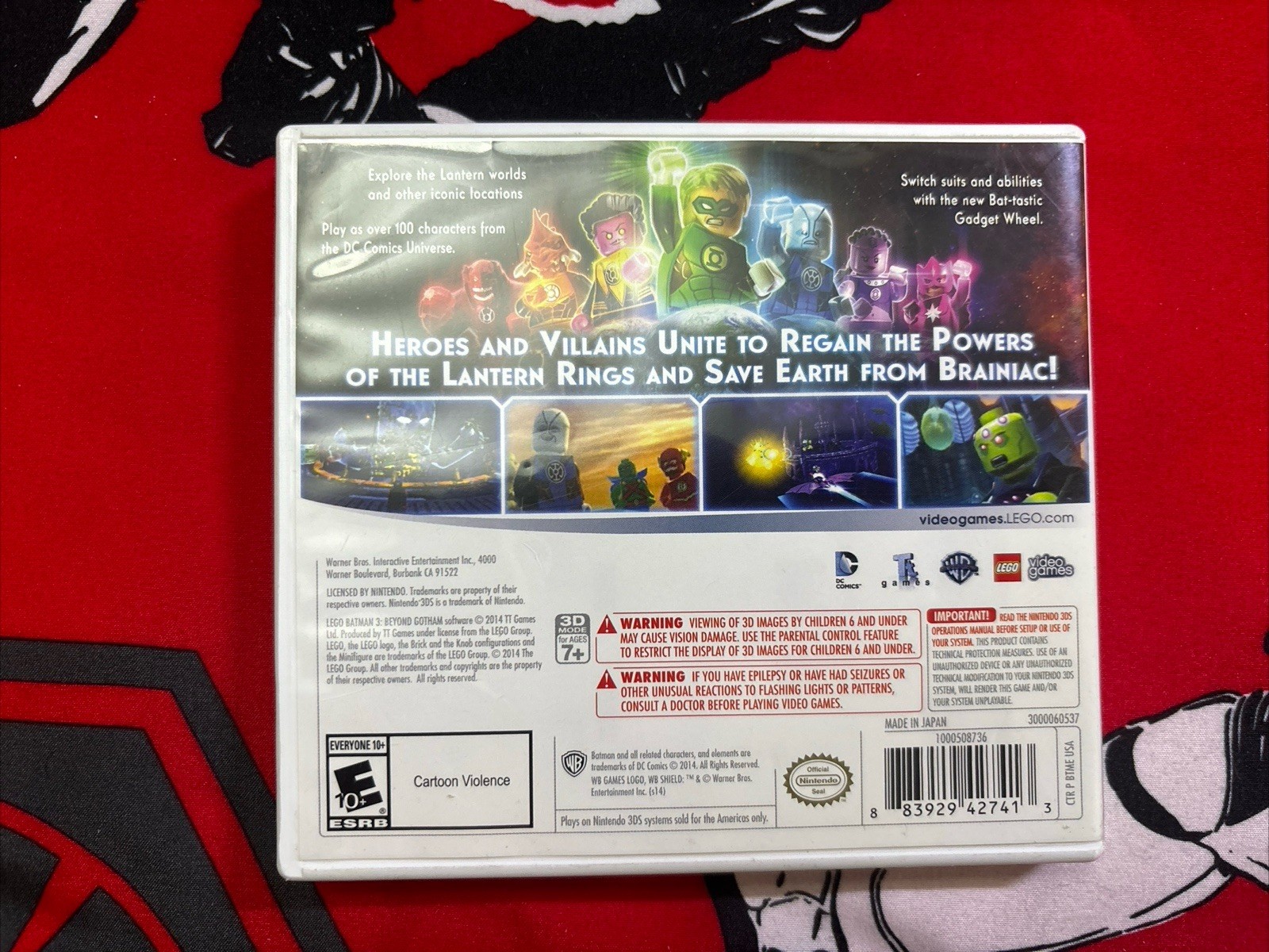 Batman 3 Beyond Gotham Nintendo 3DS Replacement Game Case