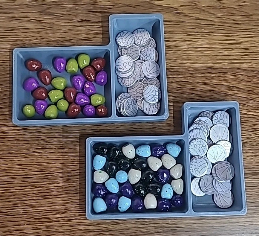 Wyrmspan 3D-Printed Game Organizer – ANY COLOR – Game Insert & Storage Solution