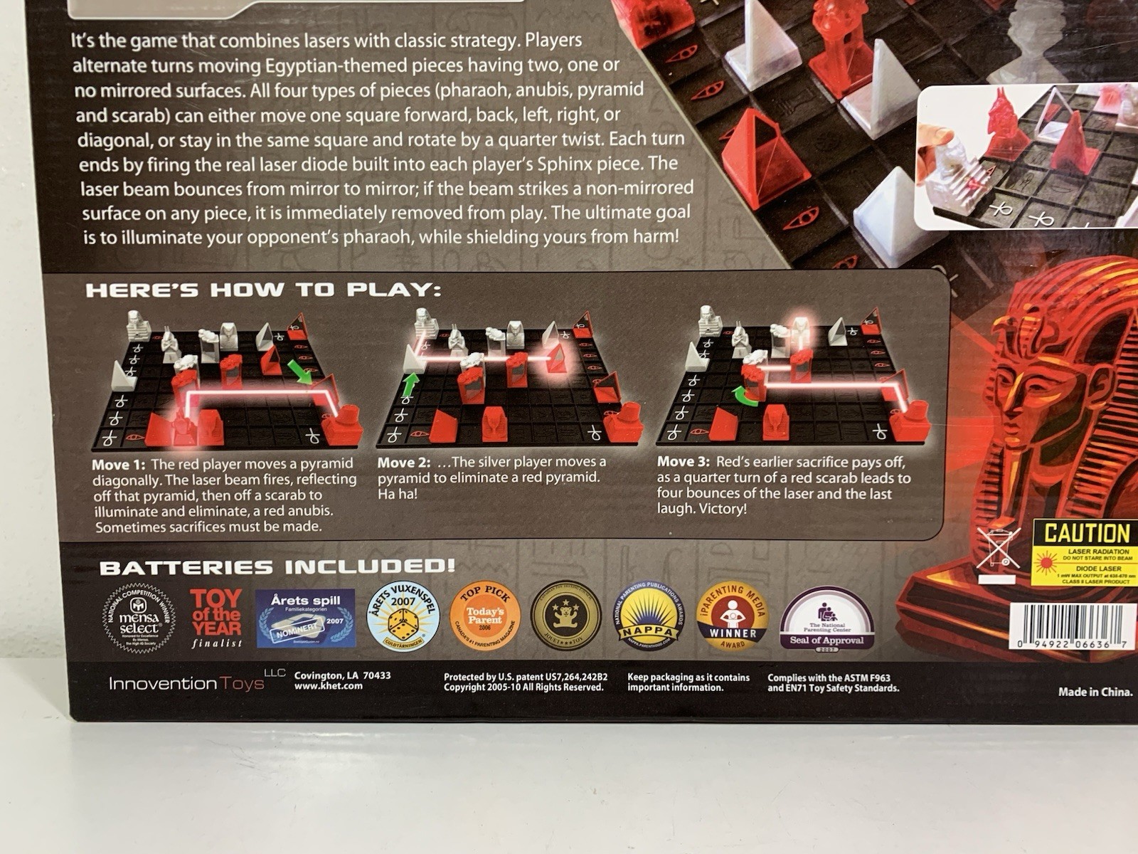 Laser Khet 2.0 Strategy Board Game – Mensa Select 100% Complete