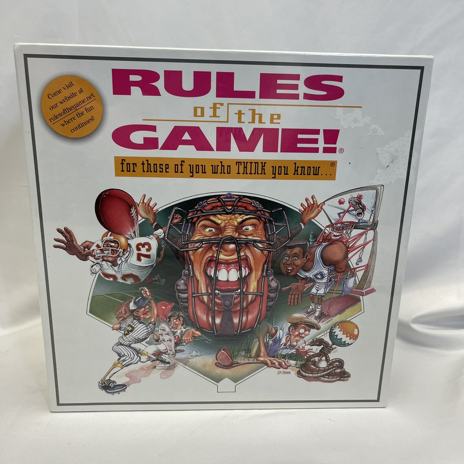 Rules of the Game Board Game New and Sealed Sporting Game Ages 10+