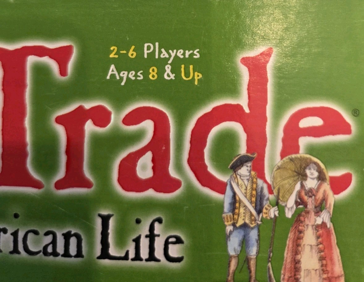 Vintage Made For Trade Board Game Aristoplay 100% Complete Colonial America