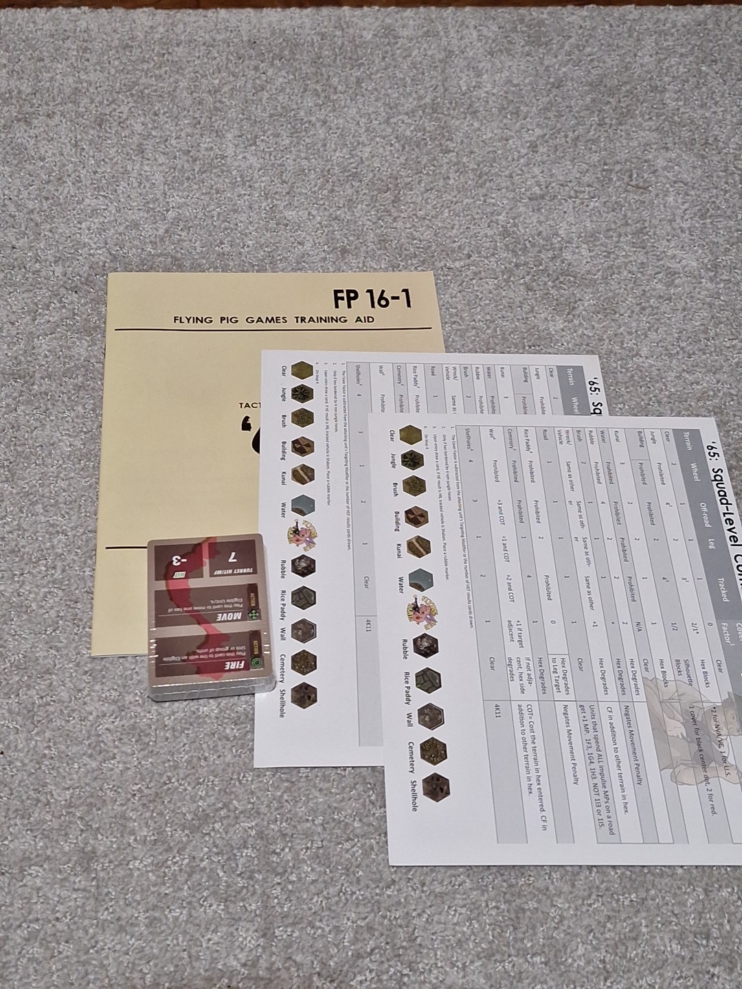 Flying Pig Games 65 Squad Level Combat in Vietnam Unpunched Complete