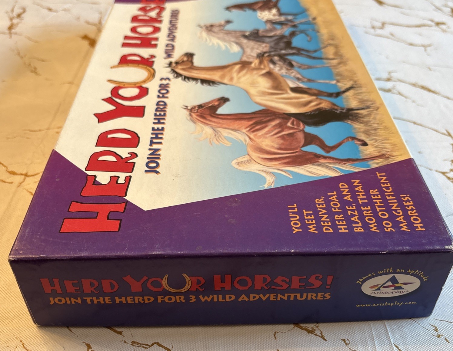 Herd Your Horses Board Game – Join The Herd (100% COMPLETE) 2002 Aristoplay EUC