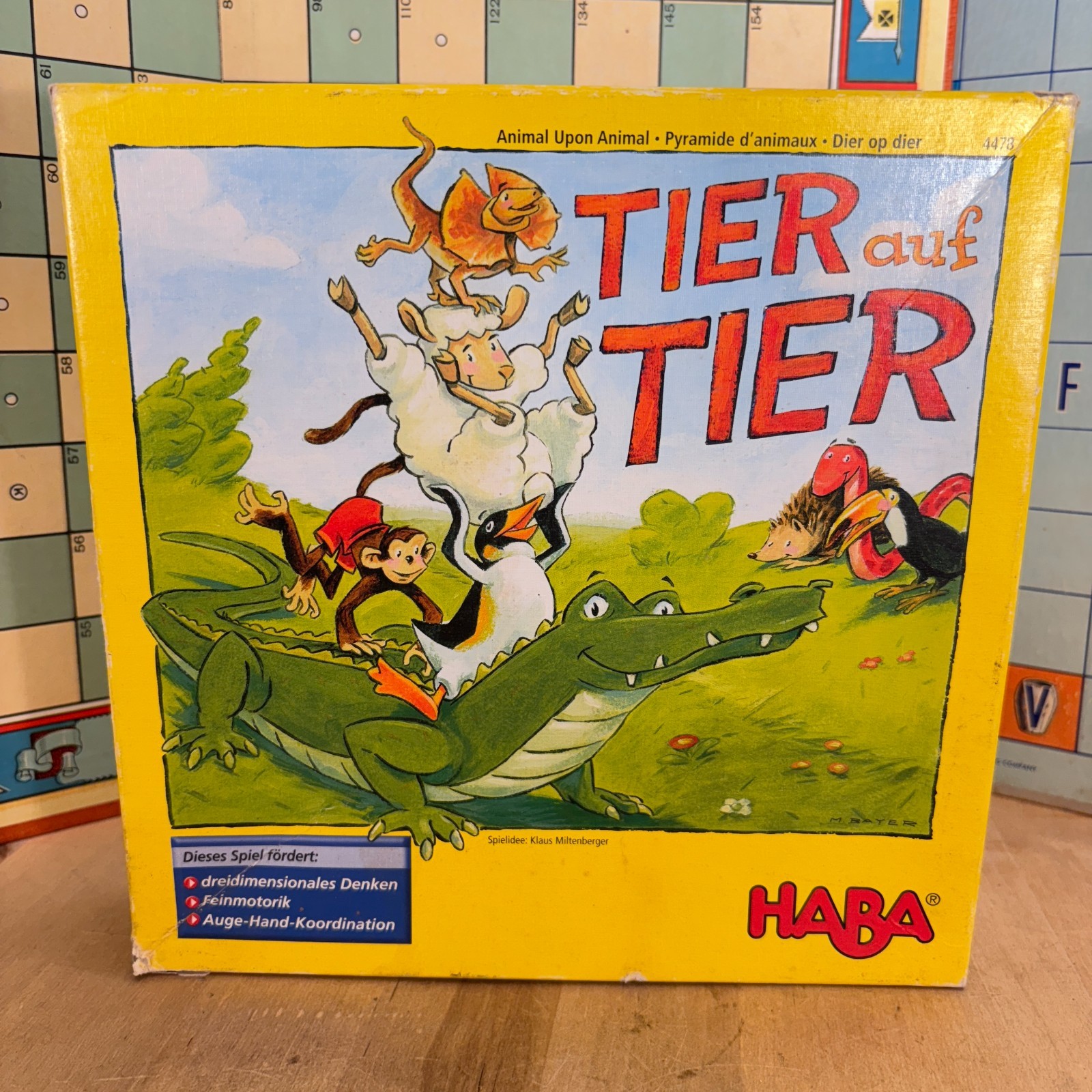 Tier Auf Tier Game Haba 2006 Wooden Stacking Game Animal Upon Animal