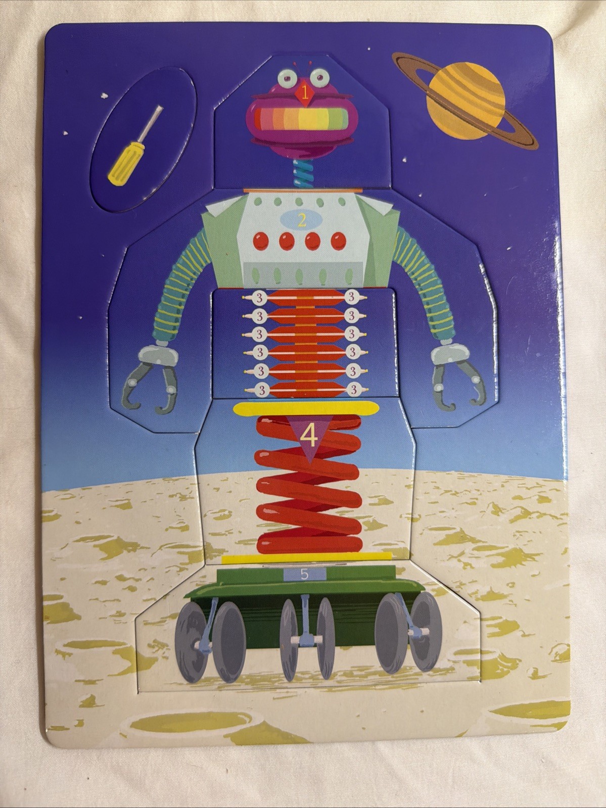 Eeboo Build a Robot Spinner Board Game – 100% Complete