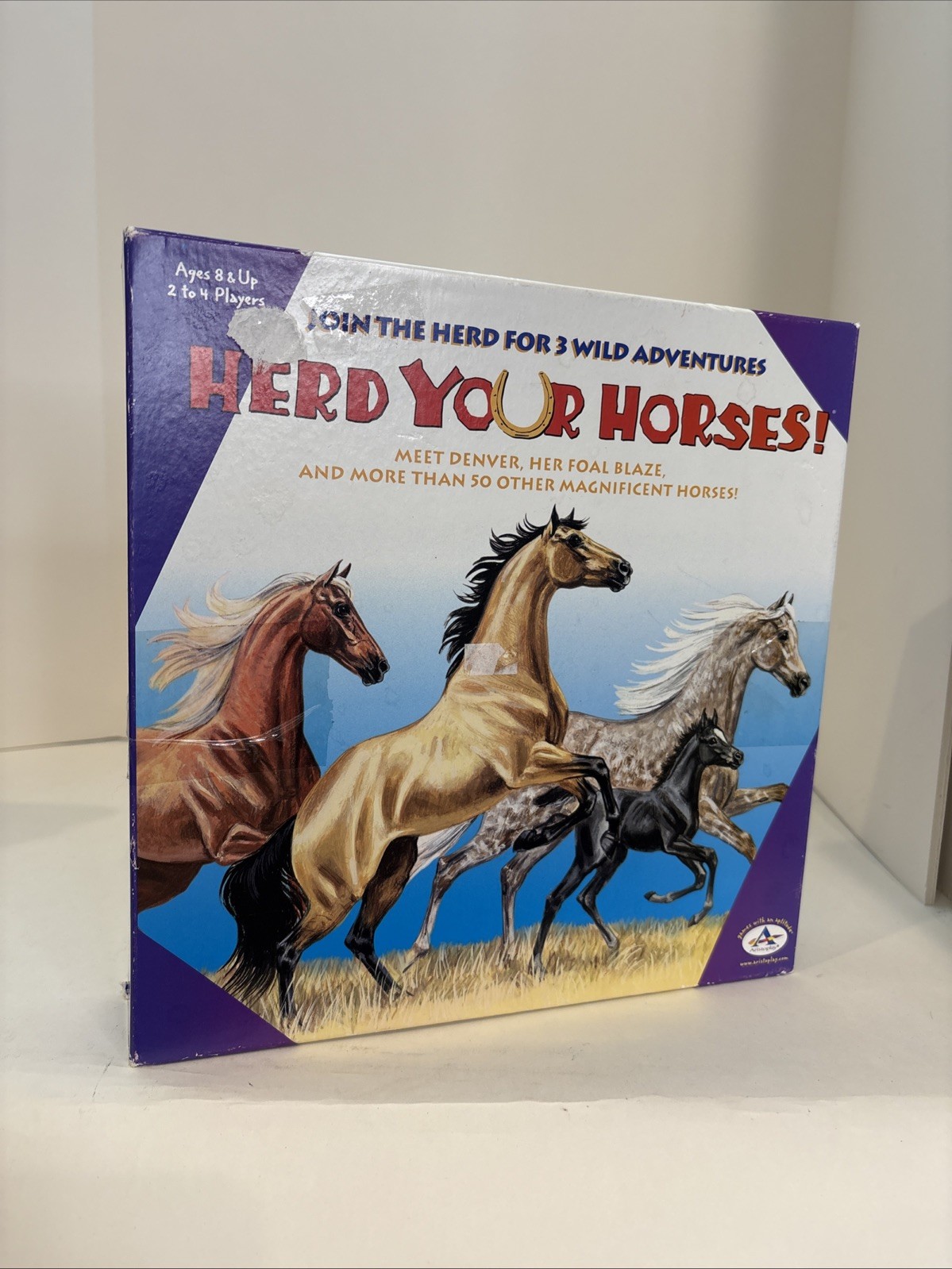 Talicor Herd Your Horses Board Game Family Ages 8 & Up 2 to 4 Players