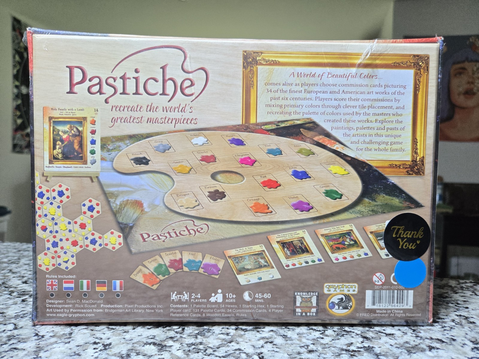 Pastiche: International Edition Board Game HEAVY