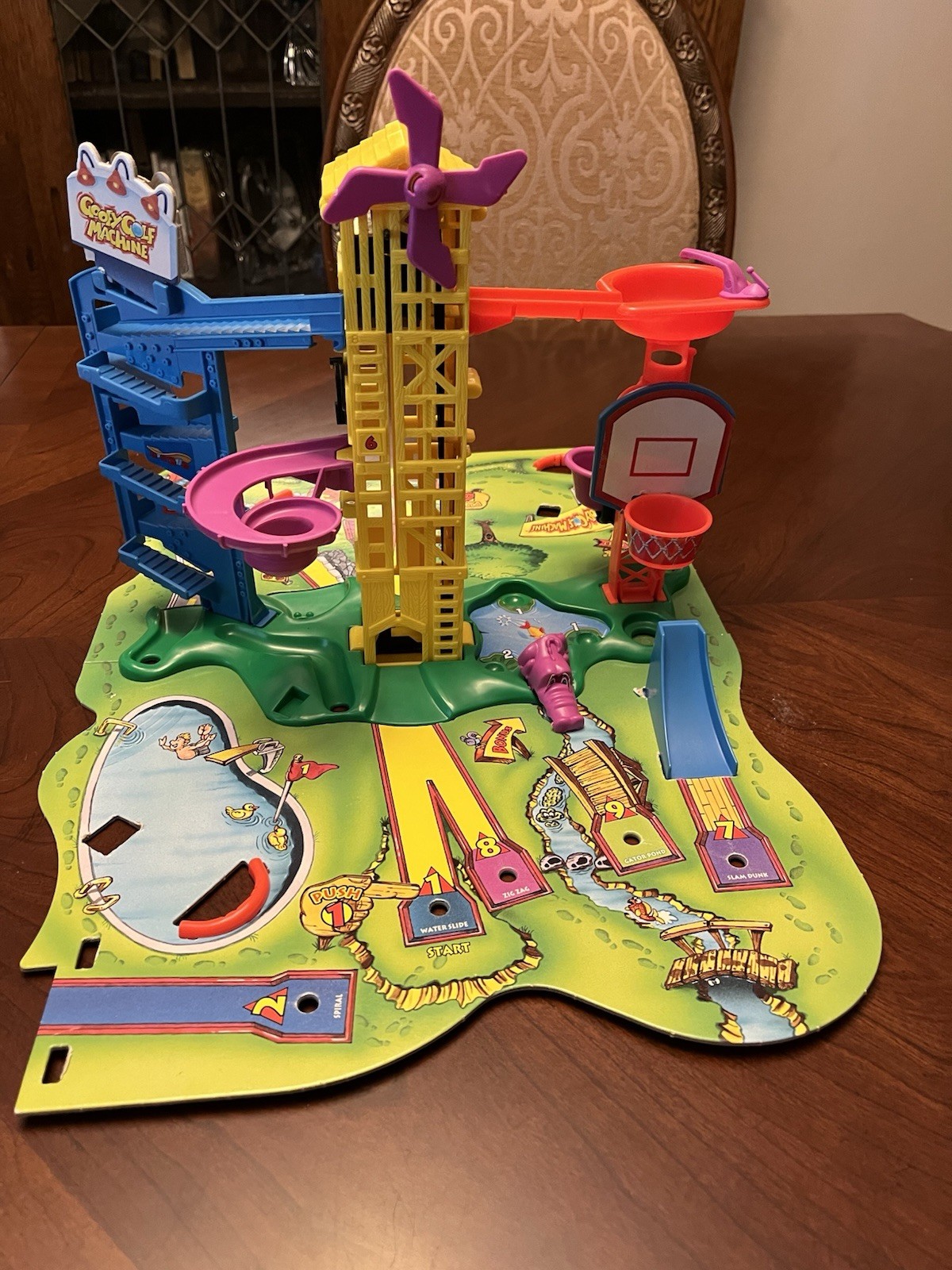 Vintage 1994 Parker Brothers Goofy Golf Machine Board Game COMPLETE