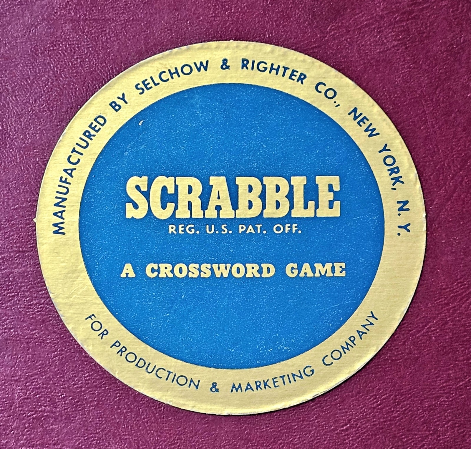 Vintage 1948-1953 Scrabble Board Game 100pc COMPLETE Wood Tiles Selchow Righter