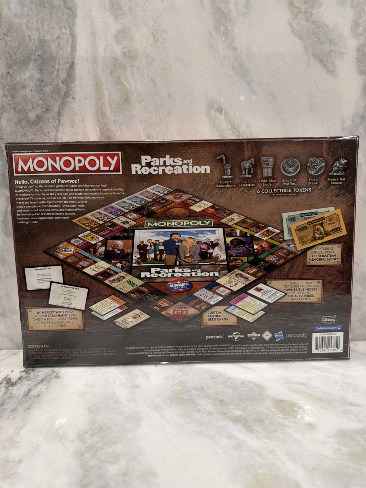 Monopoly Parks and Recreation Edition Board Game USAopoly Hasbro NEW