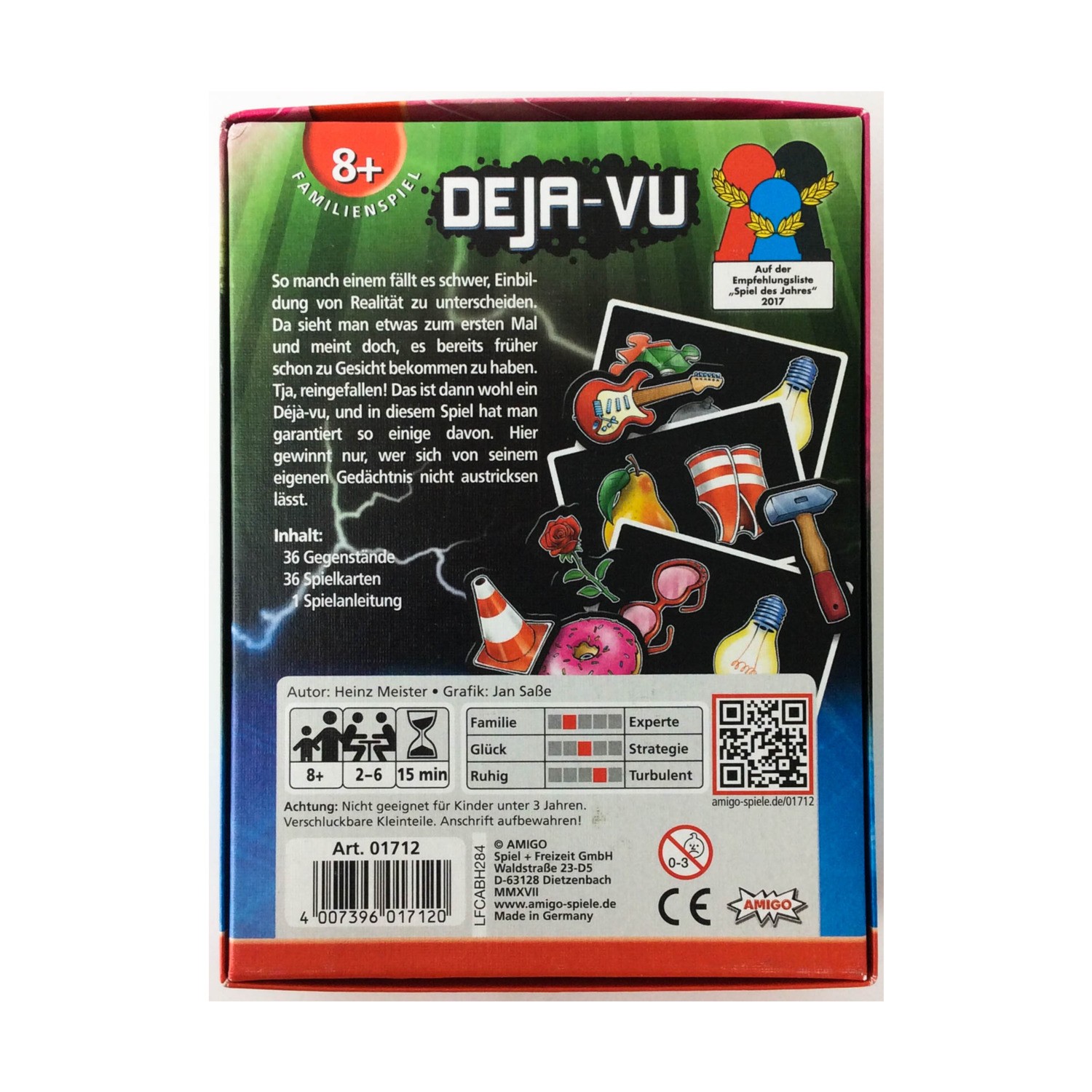 Amigo Games Dexterity Game Deja-Vu (German Ed) Box VG+
