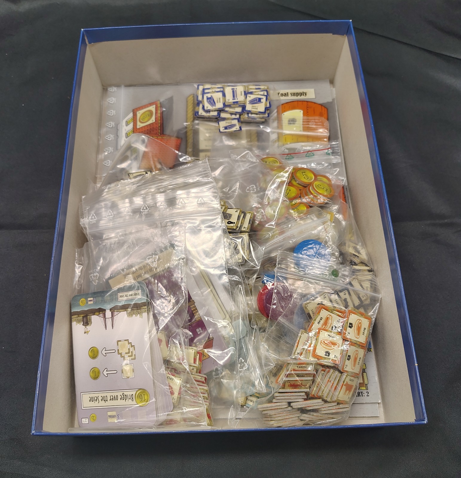 Le Havre board game from Lookout Games + Essen Promos & GeekUp Bag Set