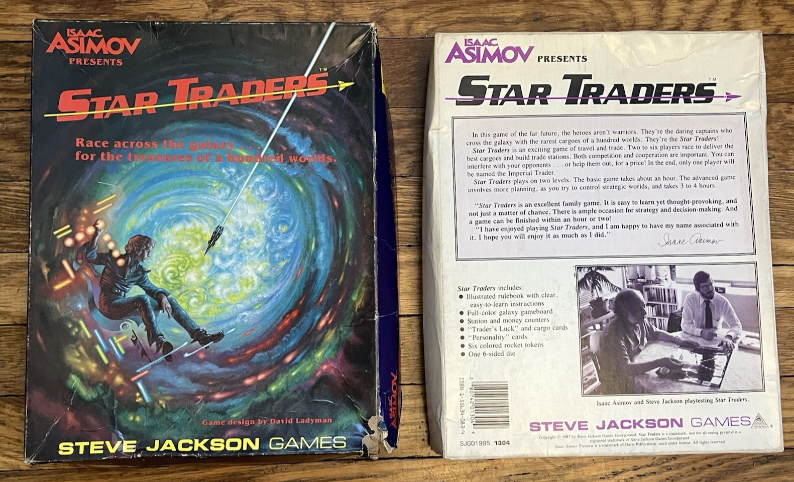 Star Traders Board Game – Isaac Asimov Steve Jackson Games 1987 99% Complete