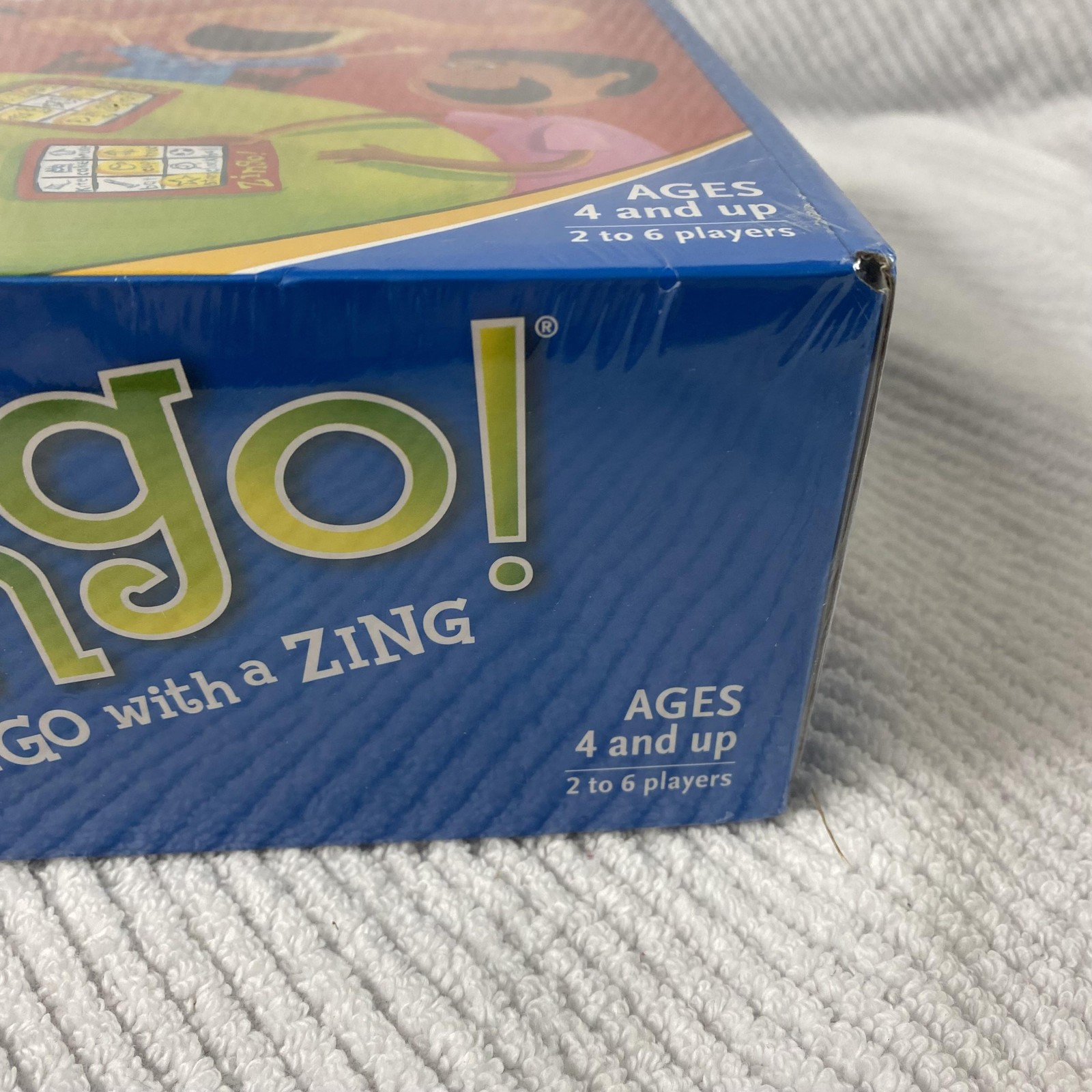 ThinkFun Zingo Bingo with a Zing Family Board Game Ages 4+ 2-6 Players Sealed