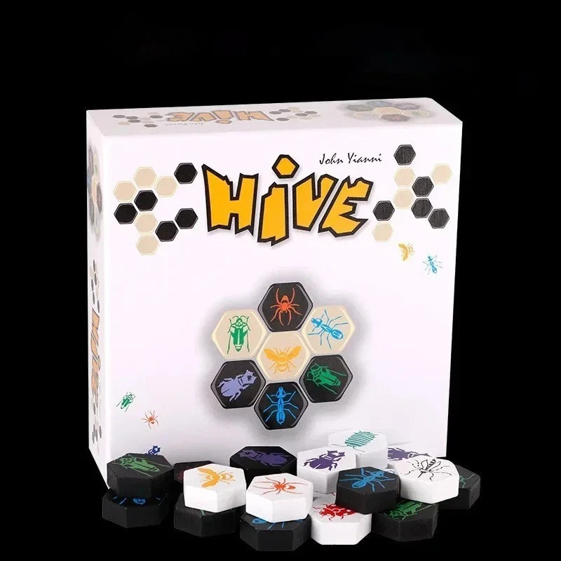 Hive Board Game 2 Player Family Fun Strategy Travel Party Entertainment Game
