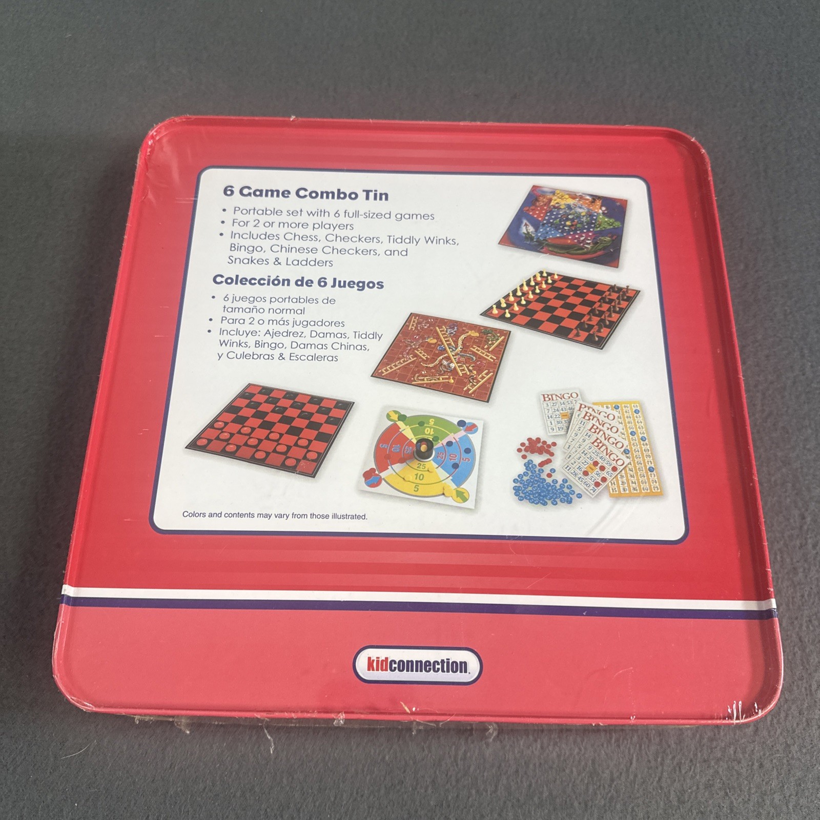 KID CONNECTION – 6 Game Combo Tin – Item #912X – New/Sealed