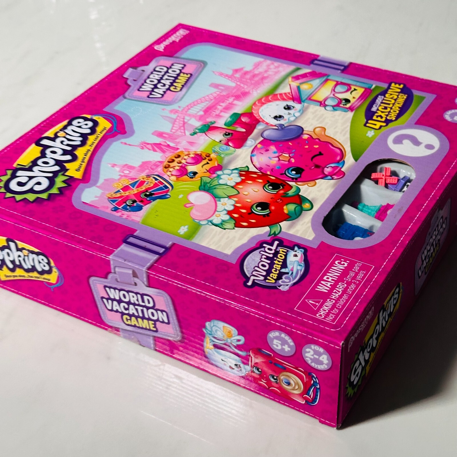 Shopkins World Vacation Game Pressman Moose 2-4 Players Brand New