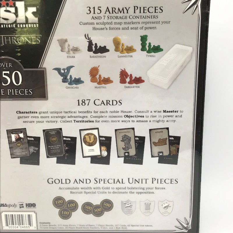 Risk Game of Thrones Board Game Brand New Sealed 2015 Hasbro USAopoly Strategy