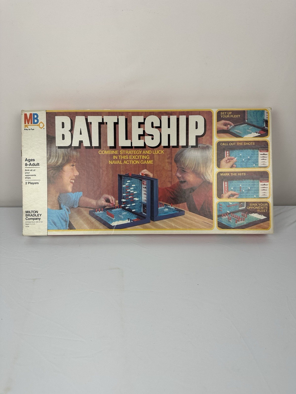 1978 Battleship Game by Milton Bradley Complete in Good Condition