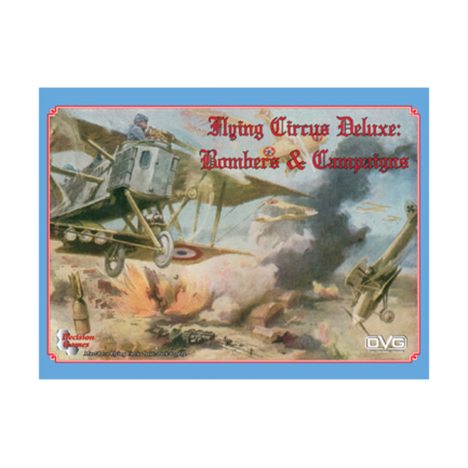 Decision Games Wargame Flying Circus Deluxe – Bombers & Campaigns Box SW (New)