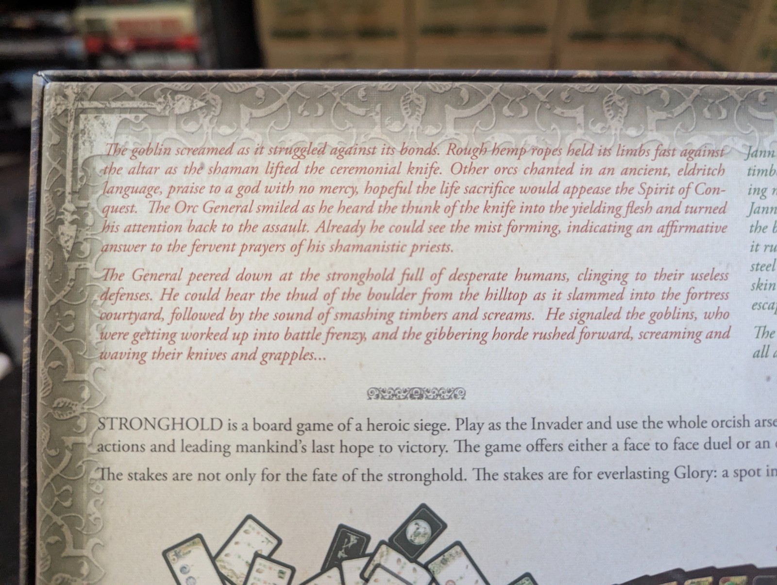 STRONGHOLD Board Game 100% COMPLETE 2010 AWARD WINNER
