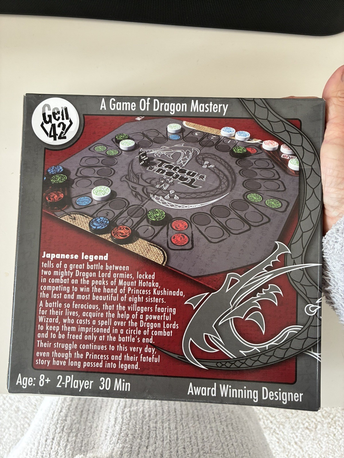 Tatsu A Game of Dragon Mastery by John Yianni 2 Players Smartzone Games Gen 42