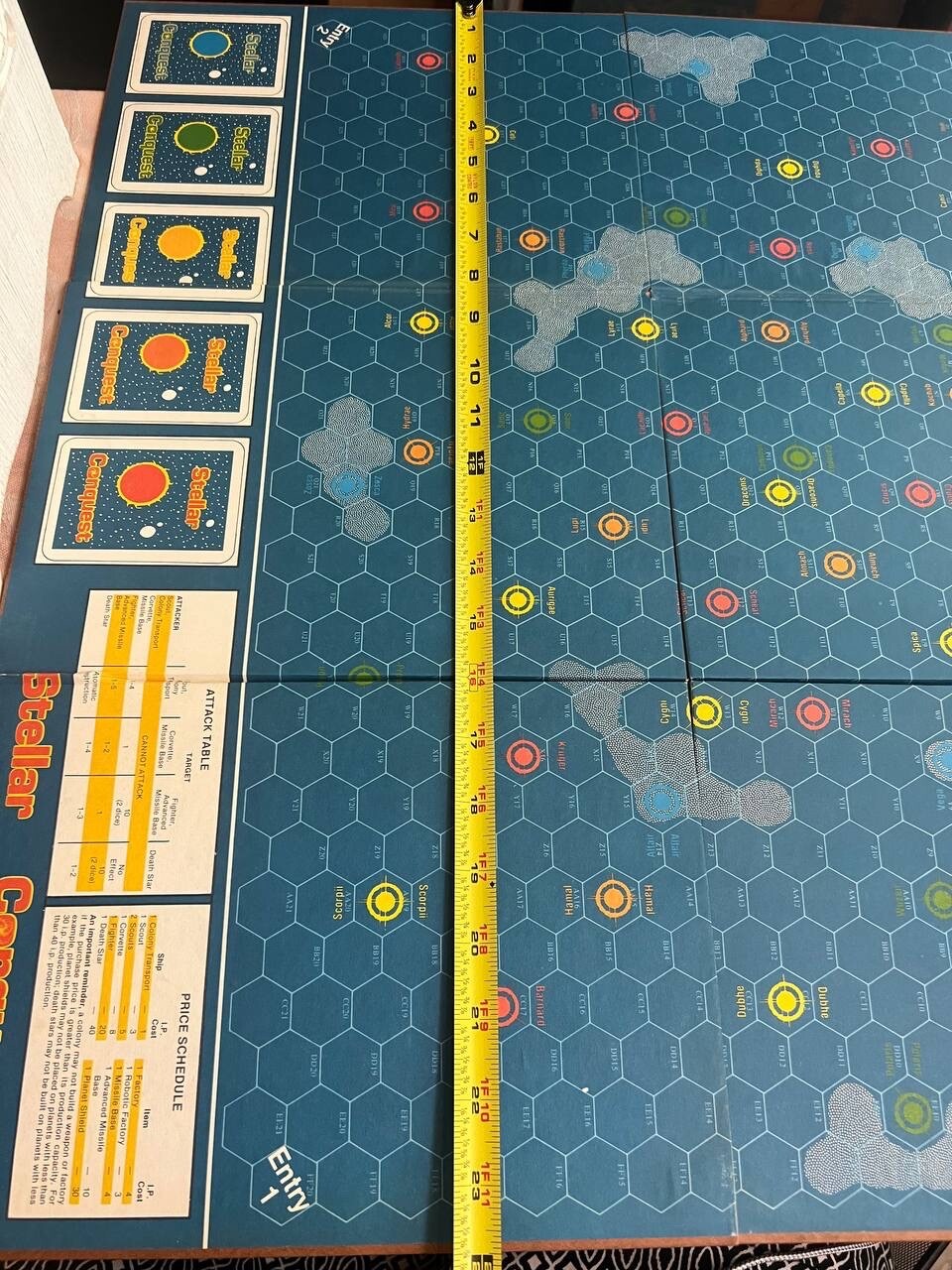 1984 STELLAR CONQUEST The Avalon Hill Game Board Game Company Rare Vintage LV1
