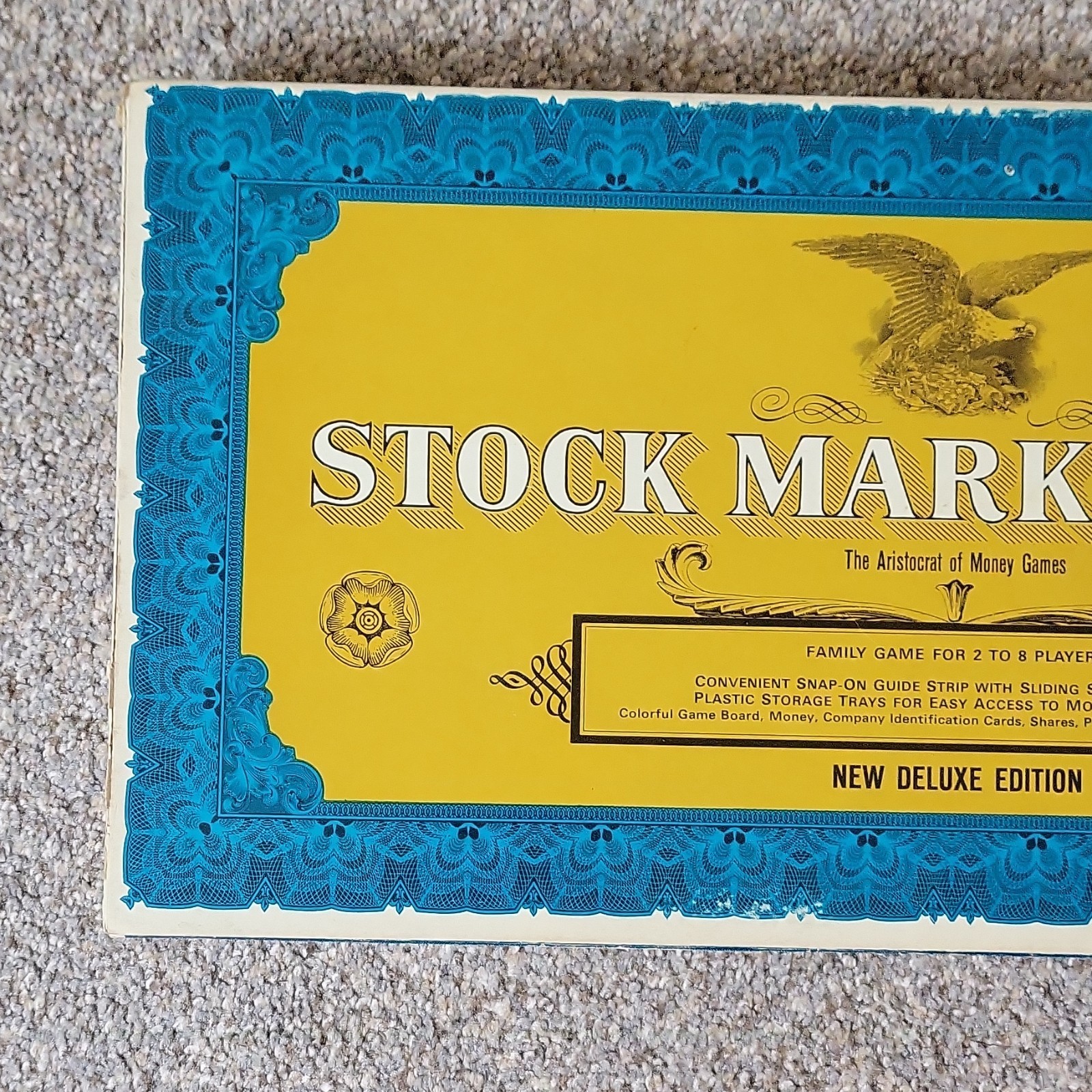 W.P.C. Stock Market Game Deluxe Edition Board Game Finance Theme 2 to 8 Players