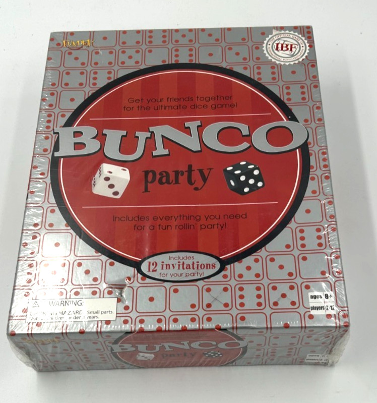 Fundex BUNCO PARTY ‘The Official Game of IBF’ – 2 to 12 Players Ages 8+