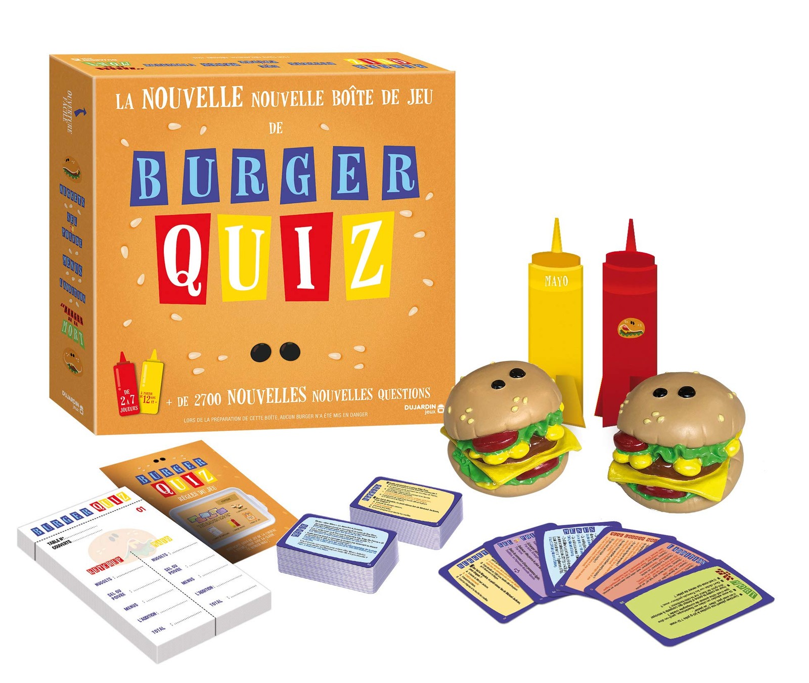 Burger Quiz Board Game