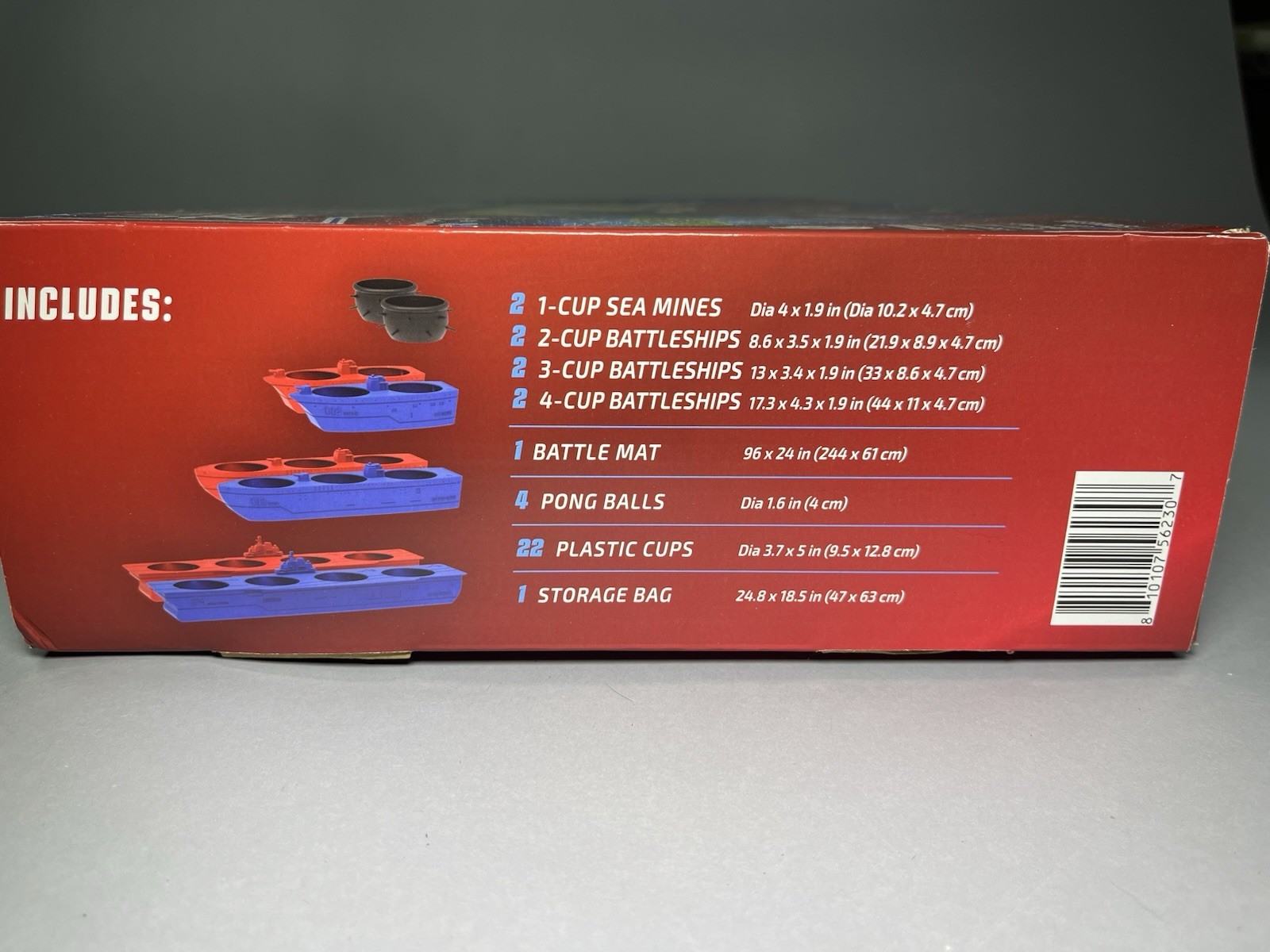 Beer Pong Battleship Battle Pong Tabletop Party Game USA 250 Limited Edition