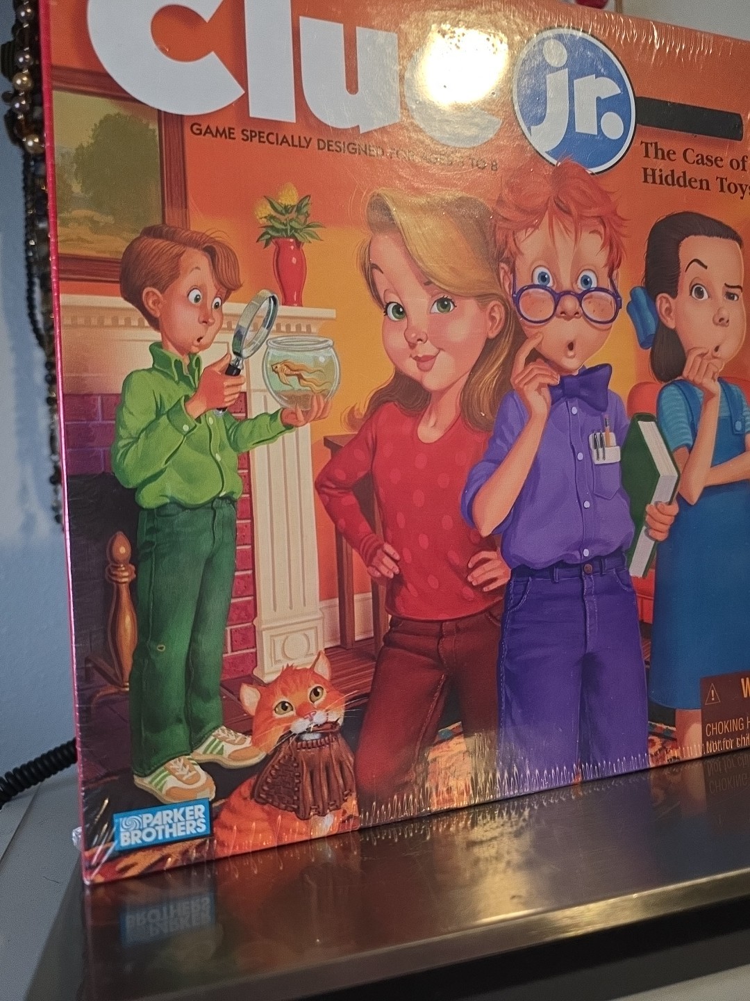 New 1999 Hasbro Clue Jr The Case of the Hidden Toys Board Game Problem Solving