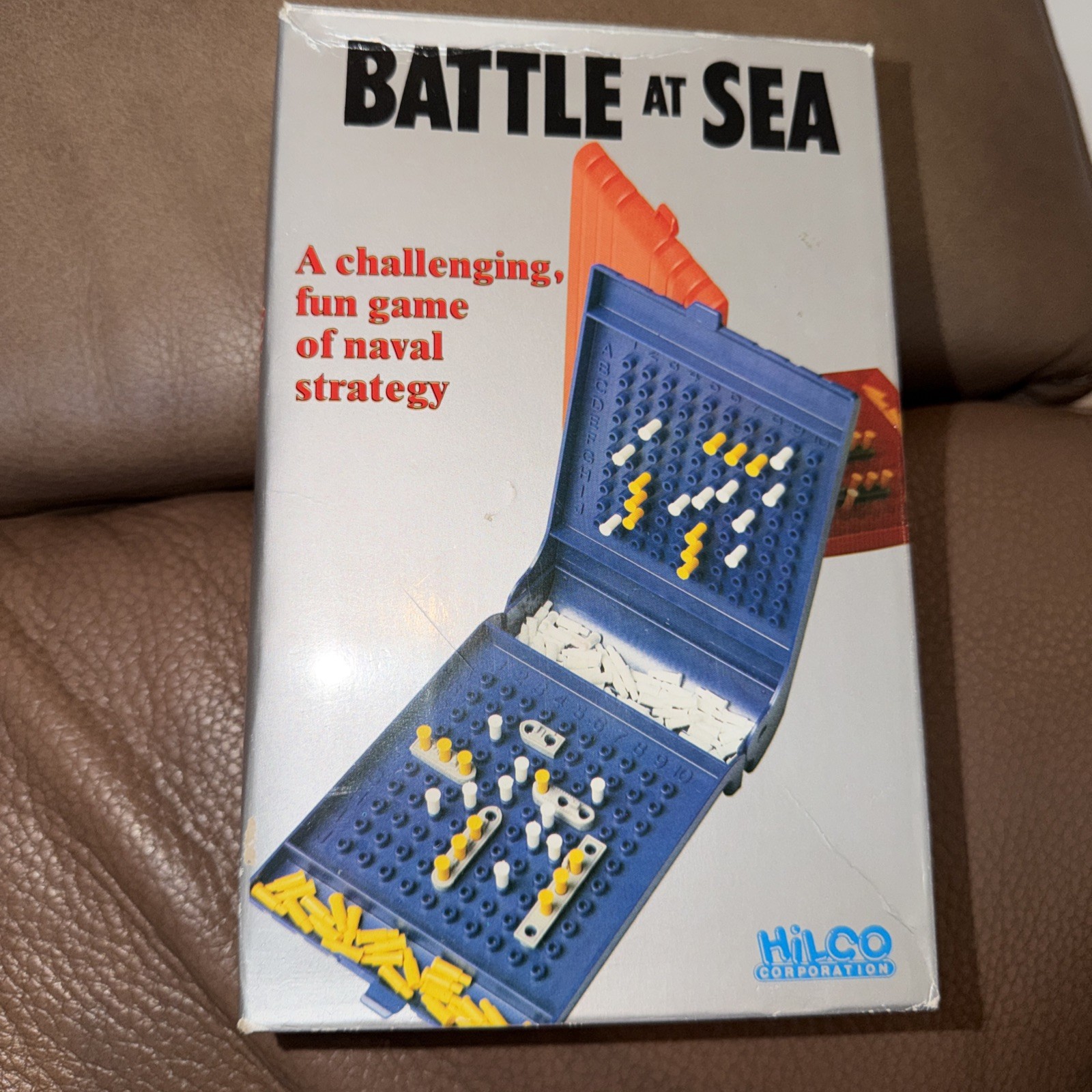 Battle Ship Battle At Sea Vintage Travel Set