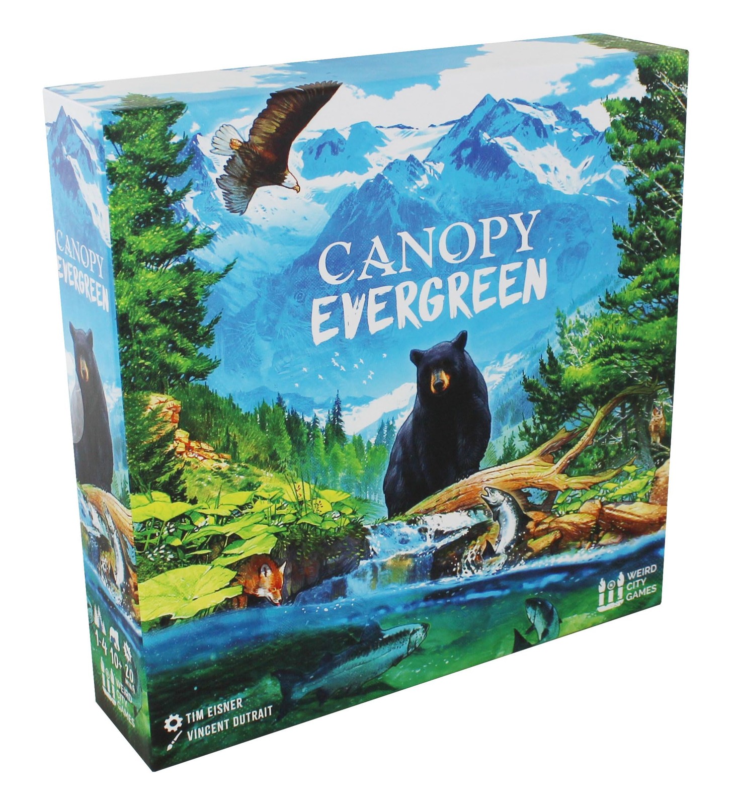 Canopy Evergreen – Strategy Board Game – for 1 to 4 Players and Ages 10+