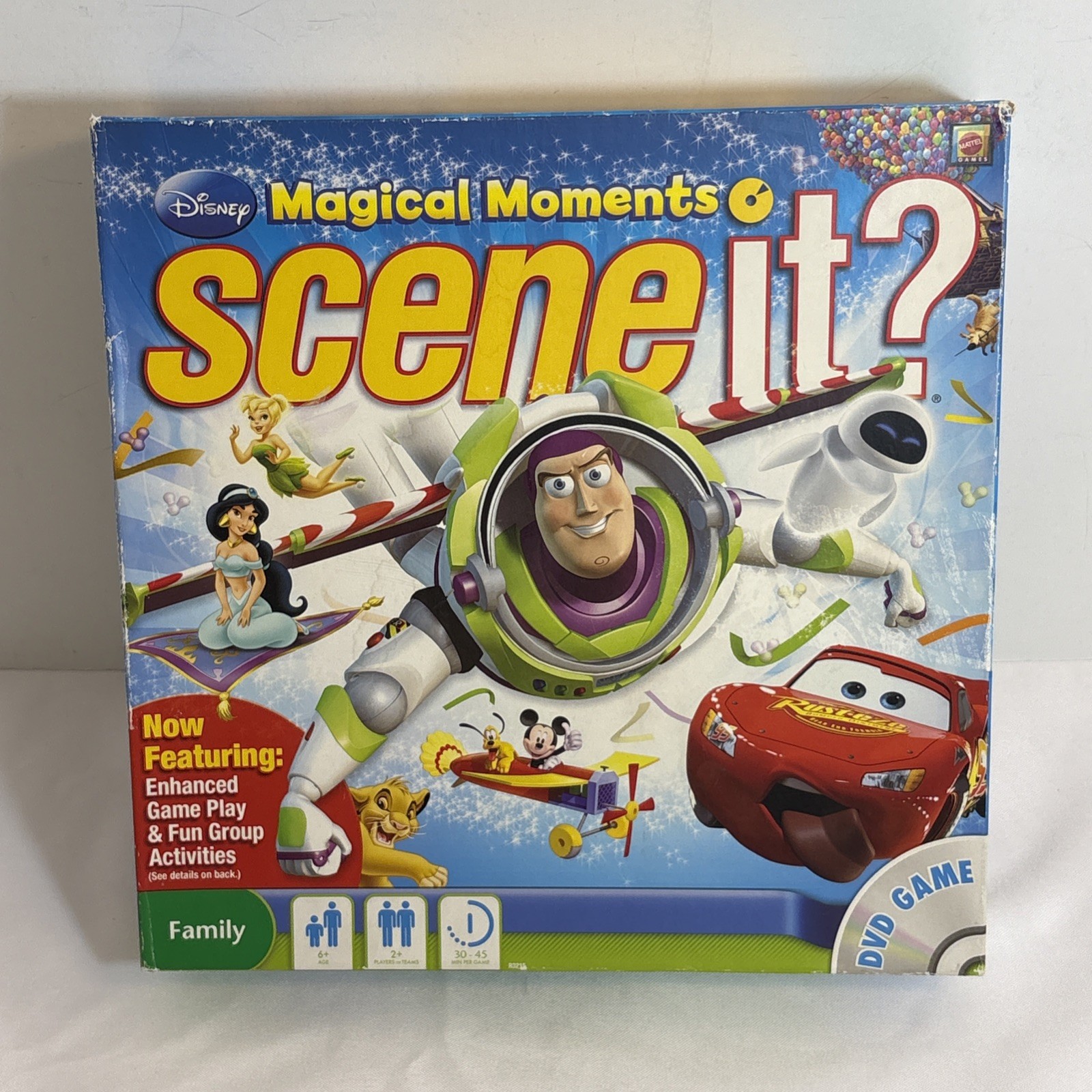 Scene It? Disney Magical Moments Family DVD Game 100% COMPLETE EUC