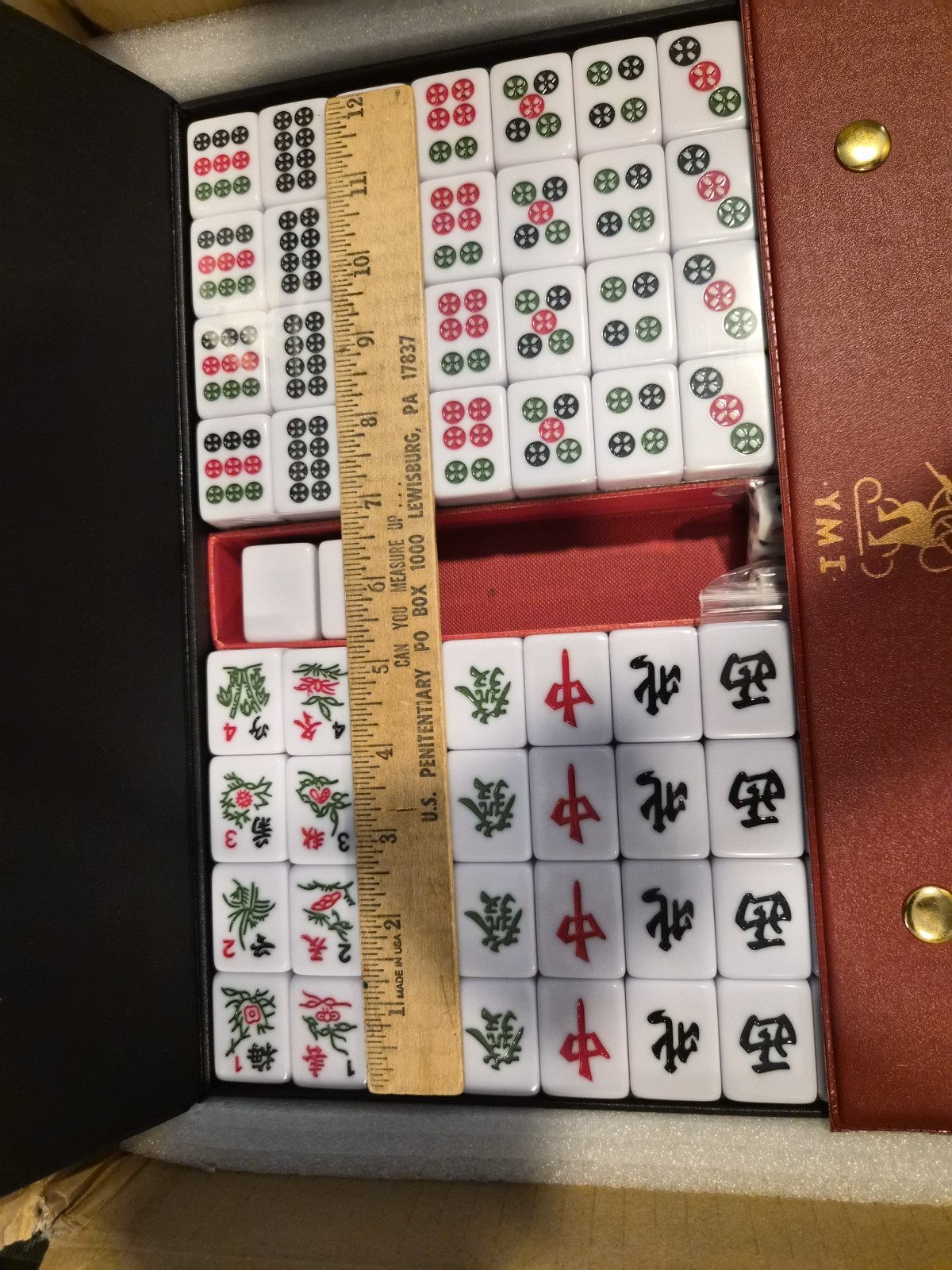 Yellow Mountain Imports Professional Chinese Mahjong Game Set New Sealed w/Case