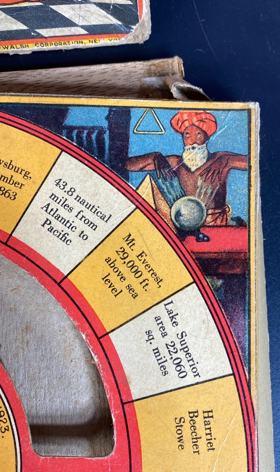 Mystic Finger Halloween Game 1923 Antique RARE