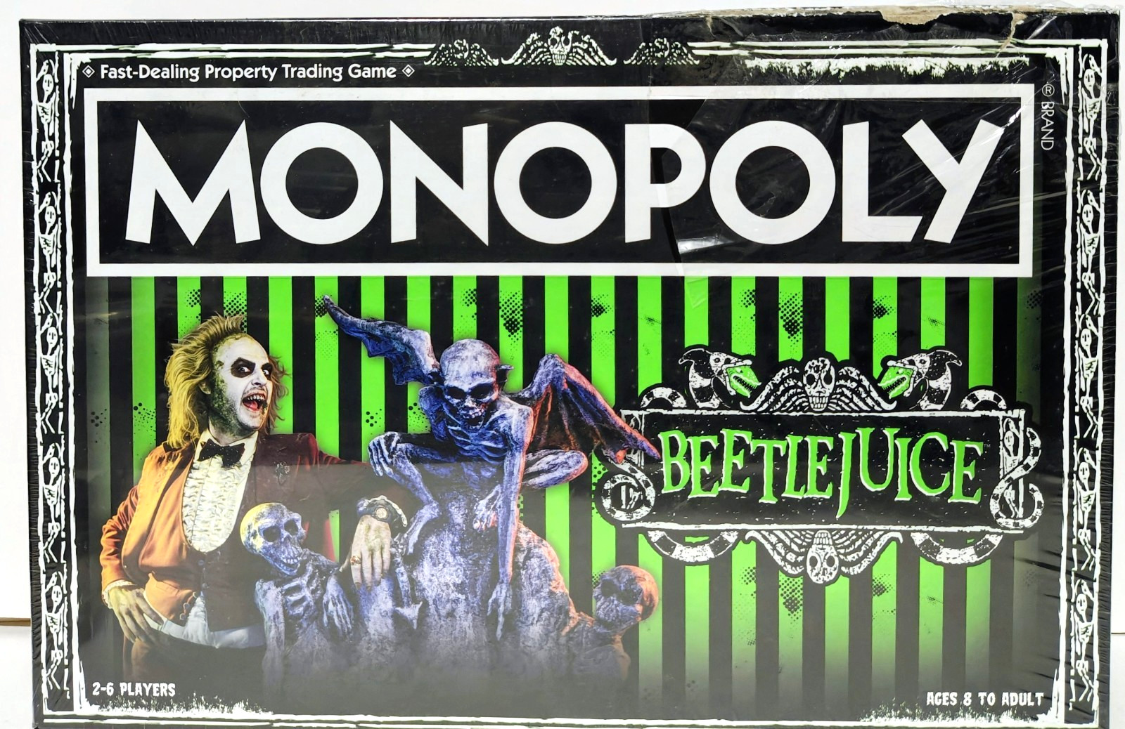 Monopoly – Beetlejuice Edition – Board Game – USAopoly – 2019 – New/Box Damage