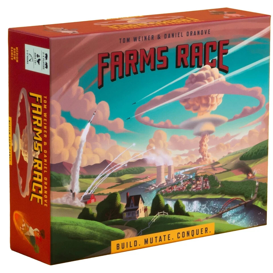 Farms Race Strategy Board Game for Adults and Family Medium Brow Games