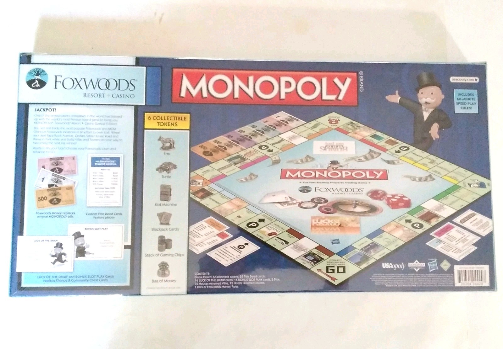 New Monopoly Foxwoods Resort Casino Edition 2011 Board Game Factory Sealed