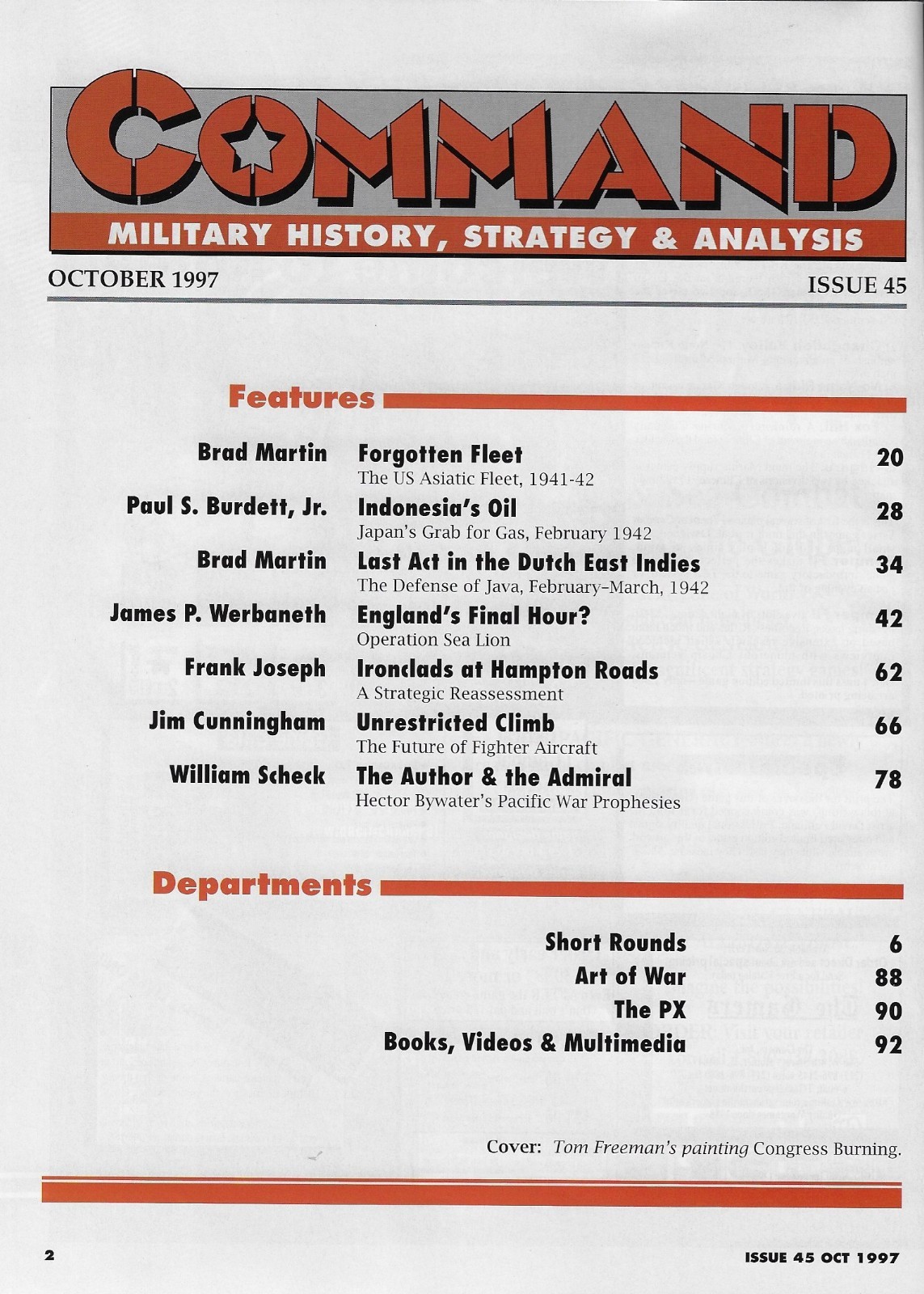 Command Magazine #45 2 Games; Operation Sea Lion & Yarmuk Holy Land 636AD Unpun