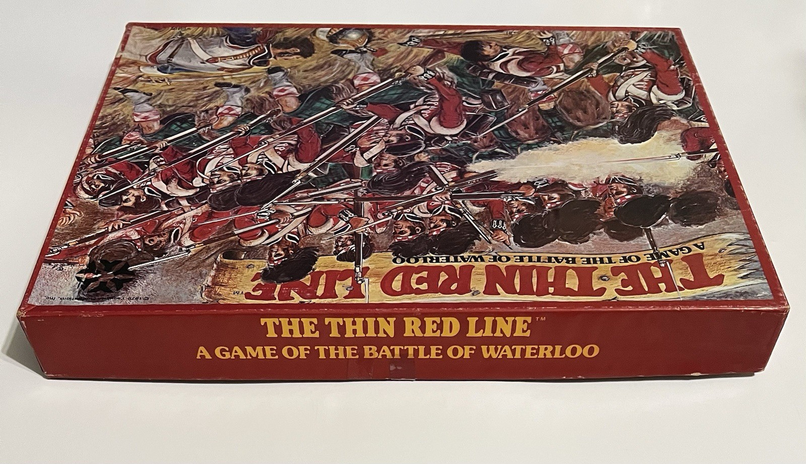 THIN RED LINE Napoleon Battle of Waterloo. Yaquinto. NEW UNPUNCHED!
