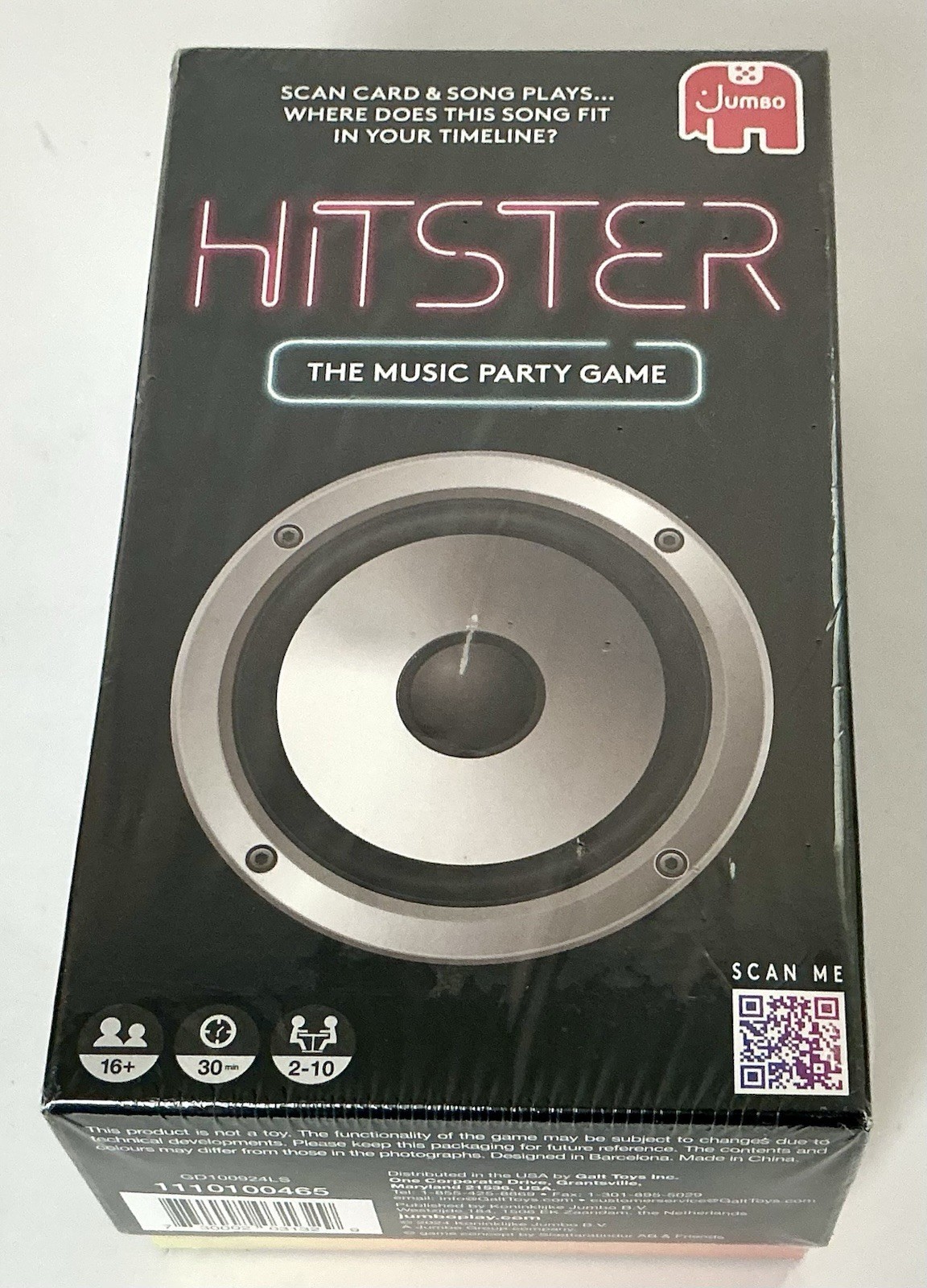 New Sealed Hitster The Music Fun Party Quiz Card Game 2-10 Players.