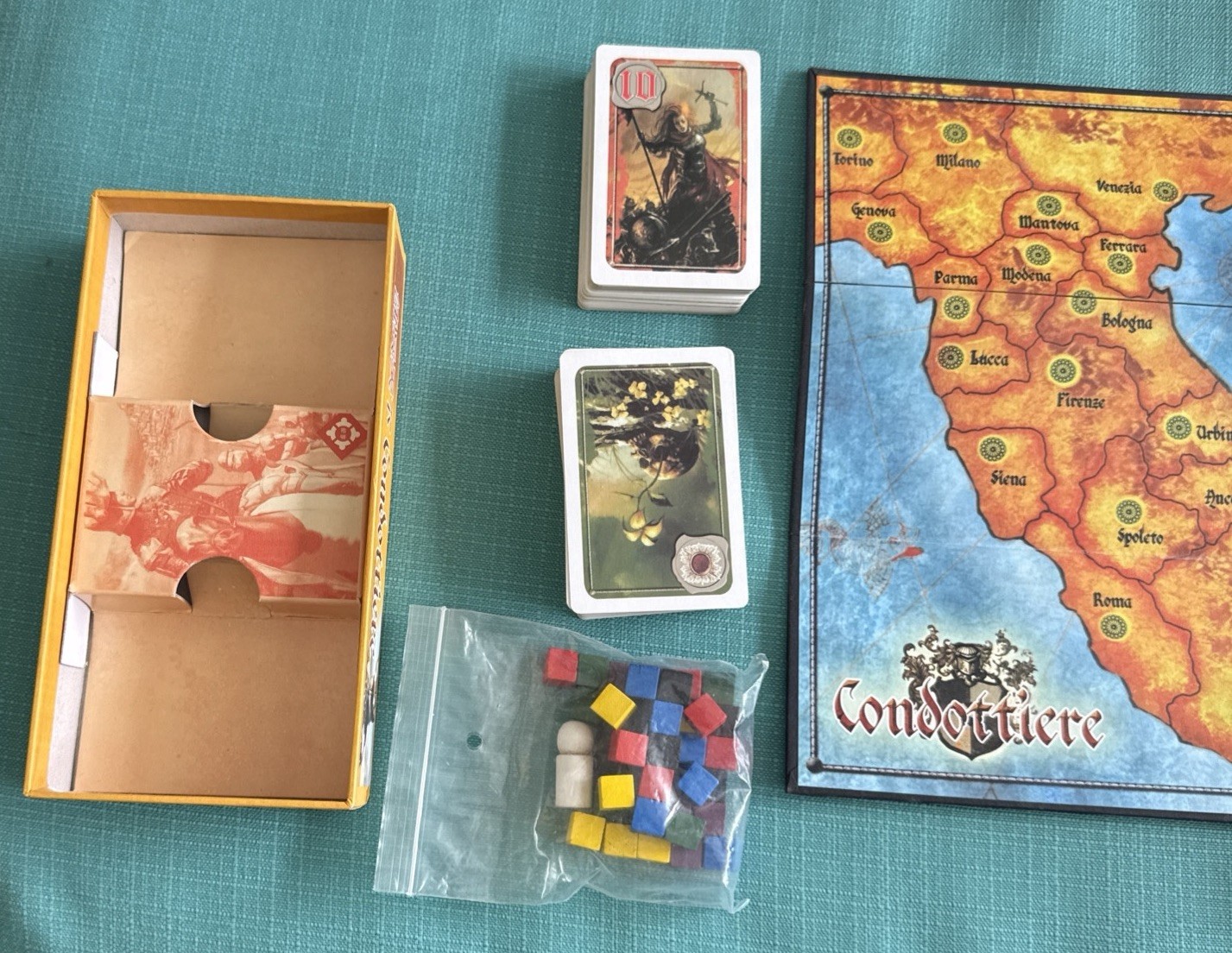 Condottiere Chinese Edition Fantasy Flight Games 2007 Complete