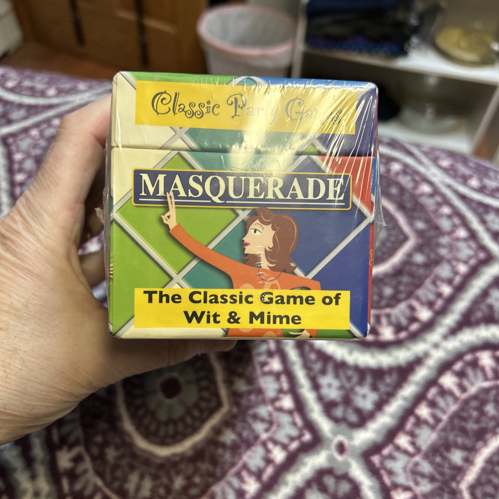 New Cheatwell Games Masquerade Classic Game of Wit Mime 3+ players Age 14 and up