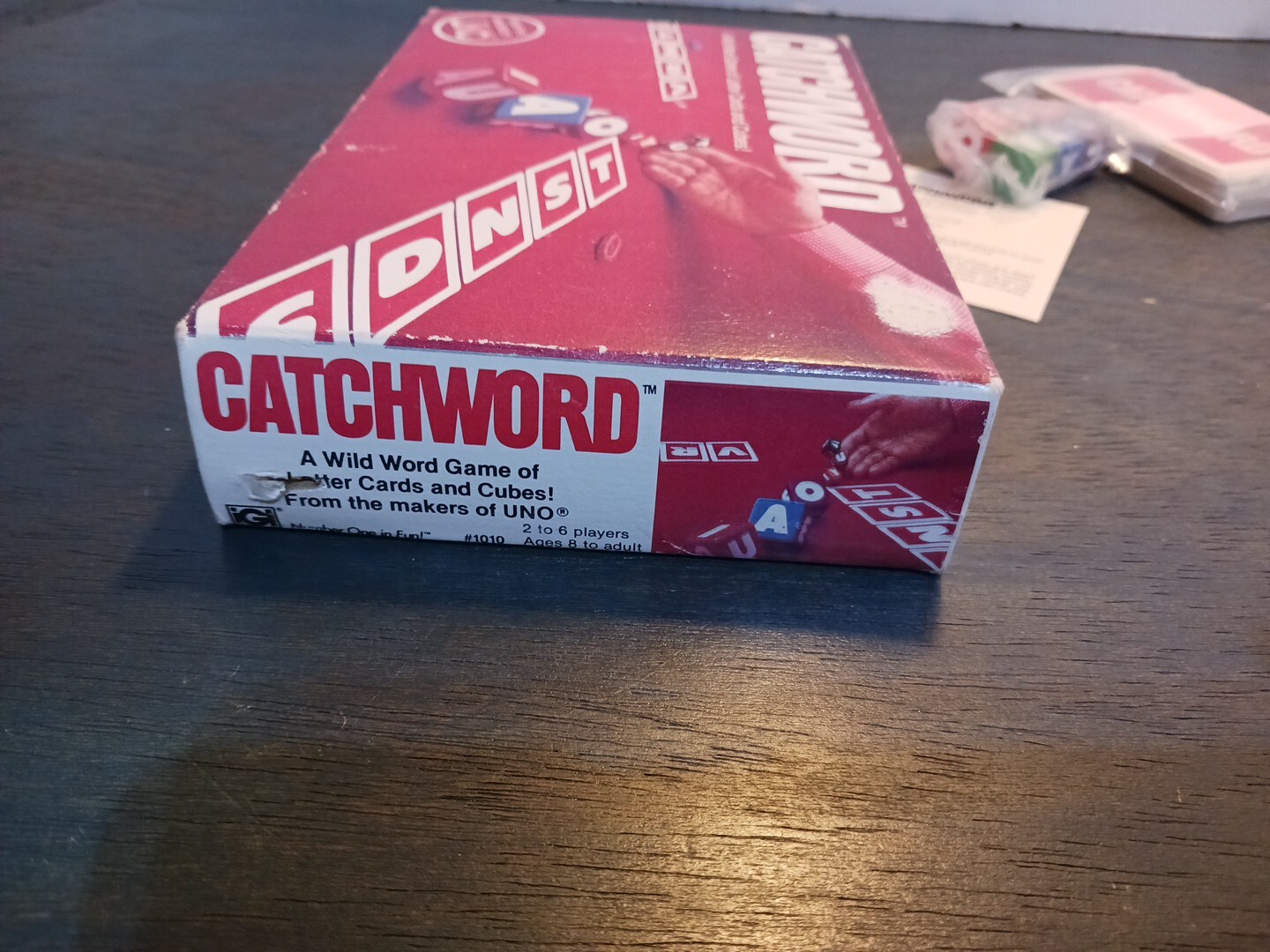 Vintage 1982 CATCHWORD “A Wild Word Game of Letters and Cubes!” 100% Complete